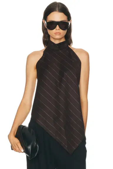 Helmut Lang Halter Scarf Top | Thumbnail 1 Helmut Lang Halter Scarf Top | Thumbnail 1
