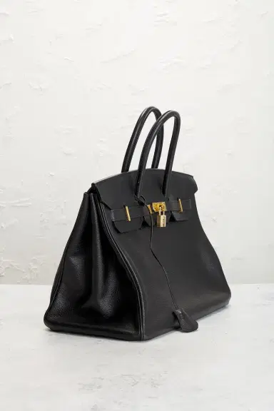 HERMÈS Ardennes Birkin 35 Retourne Handbag | Thumbnail 4 HERMÈS Ardennes Birkin 35 Retourne Handbag | Thumbnail 4