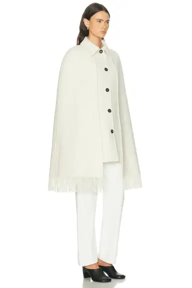 TOTEME Fringe Cape Coat | Thumbnail 2 TOTEME Fringe Cape Coat | Thumbnail 2