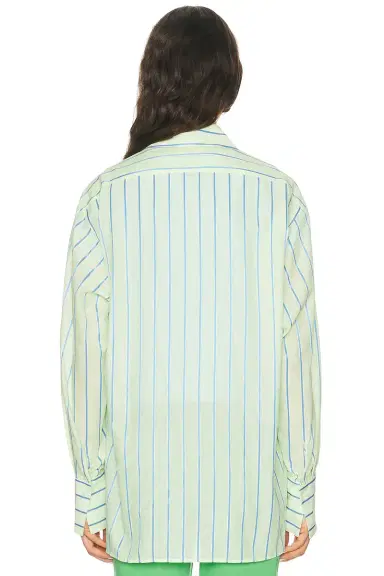 RENGGLI Stripe Boxy Long Sleeve Button Up Shirt | Thumbnail 3 RENGGLI Stripe Boxy Long Sleeve Button Up Shirt | Thumbnail 3