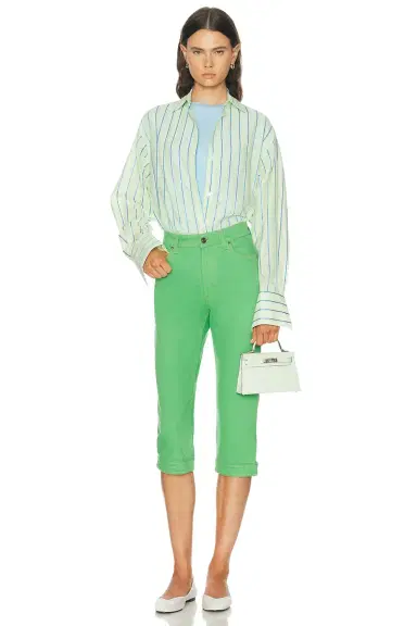 RENGGLI Stripe Boxy Long Sleeve Button Up Shirt | Thumbnail 4 RENGGLI Stripe Boxy Long Sleeve Button Up Shirt | Thumbnail 4