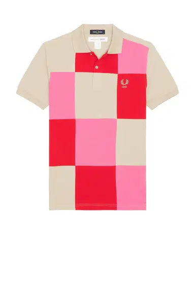 Comme des Garçons SHIRT x Fred Perry Square Patchwork Polo | Thumbnail 4 Comme des Garçons SHIRT x Fred Perry Square Patchwork Polo | Thumbnail 4