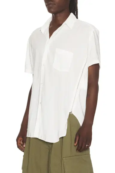 Comme des Garçons SHIRT Poplin Zipper Shirt | Thumbnail 2 Comme des Garçons SHIRT Poplin Zipper Shirt | Thumbnail 2
