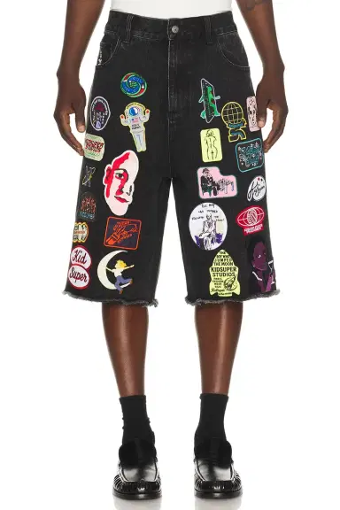 KidSuper Patches Denim Short | Thumbnail 1 KidSuper Patches Denim Short | Thumbnail 1