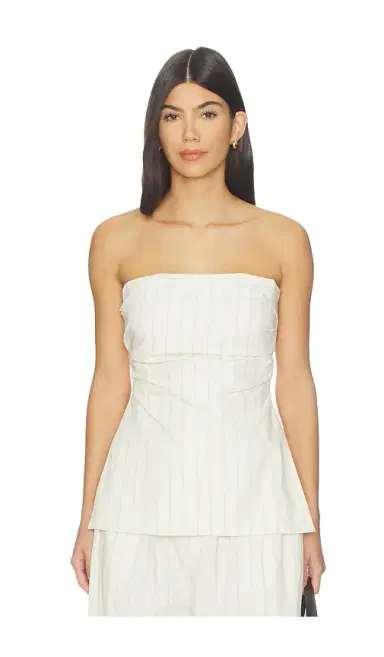 St. Agni Strapless Tie Back Top | Thumbnail 1 St. Agni Strapless Tie Back Top | Thumbnail 1