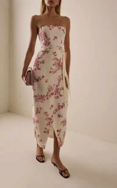 Agua by Agua Bendita Exclusive Cinefilo Cauca Linen Maxi Dress | Thumbnail 2 Agua by Agua Bendita Exclusive Cinefilo Cauca Linen Maxi Dress | Thumbnail 2