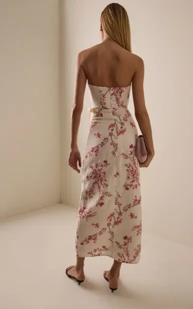Agua by Agua Bendita Exclusive Cinefilo Cauca Linen Maxi Dress | Thumbnail 4 Agua by Agua Bendita Exclusive Cinefilo Cauca Linen Maxi Dress | Thumbnail 4