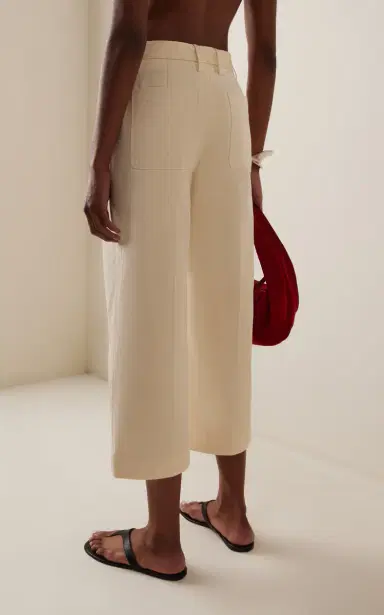 Proenza Schouler Nila Belted Cotton-Drill Pants | Thumbnail 4 Proenza Schouler Nila Belted Cotton-Drill Pants | Thumbnail 4