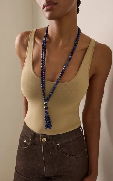 Le Sundial Le Sundial X Jeanerica Venice Opera Indigo Necklace | Thumbnail 2 Le Sundial Le Sundial X Jeanerica Venice Opera Indigo Necklace | Thumbnail 2