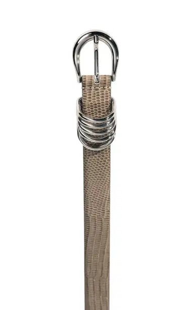 Déhanche Hollyhock Lizard-Effect Leather Belt | Thumbnail 4 Déhanche Hollyhock Lizard-Effect Leather Belt | Thumbnail 4