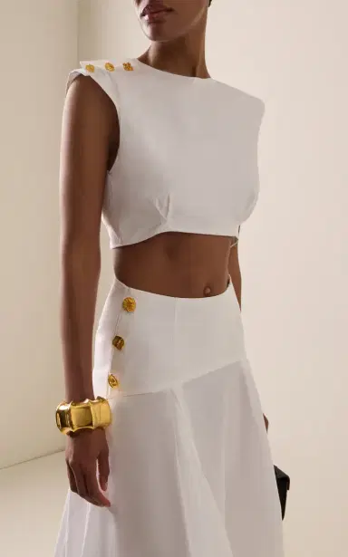 FRANÇOISE Tallulah Embellished Cotton Top | Thumbnail 2 FRANÇOISE Tallulah Embellished Cotton Top | Thumbnail 2
