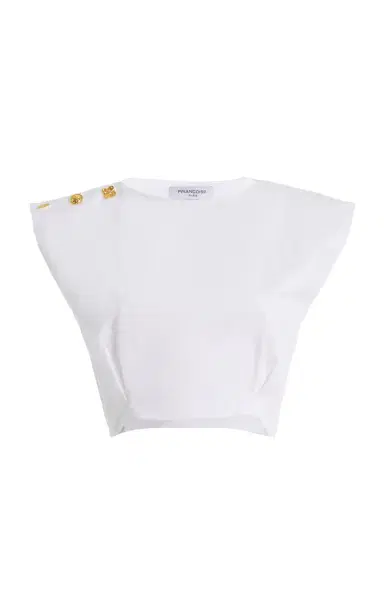 FRANÇOISE Tallulah Embellished Cotton Top | Thumbnail 6 FRANÇOISE Tallulah Embellished Cotton Top | Thumbnail 6