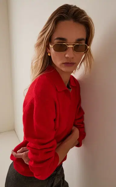 Miu Miu Aviator-Frame Metal Sunglasses | Thumbnail 2 Miu Miu Aviator-Frame Metal Sunglasses | Thumbnail 2