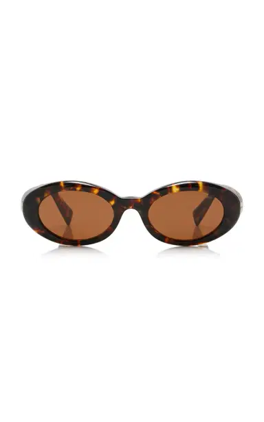Miu Miu Round-Frame Acetate Sunglasses | Thumbnail 1 Miu Miu Round-Frame Acetate Sunglasses | Thumbnail 1
