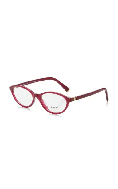 Miu Miu Round-Frame Acetate Glasses | Thumbnail 3 Miu Miu Round-Frame Acetate Glasses | Thumbnail 3