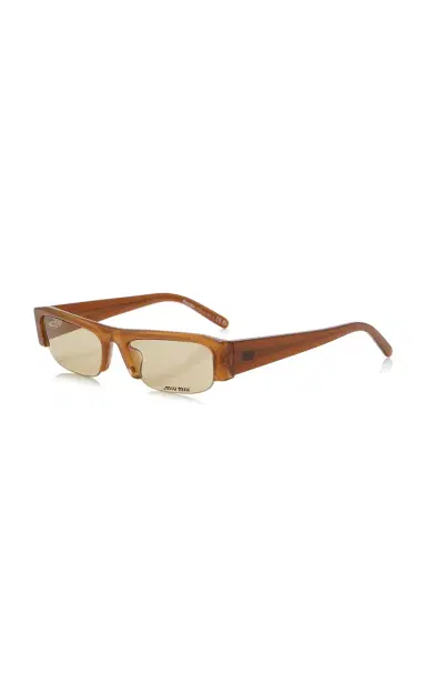 Miu Miu Square-Frame Acetate Sunglasses | Thumbnail 3 Miu Miu Square-Frame Acetate Sunglasses | Thumbnail 3
