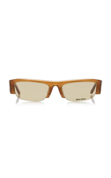 Miu Miu Square-Frame Acetate Sunglasses | Thumbnail 1 Miu Miu Square-Frame Acetate Sunglasses | Thumbnail 1
