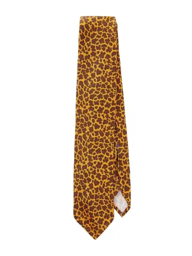 J. Mueser Leopard Print 8cm Silk Tie - Men | Thumbnail 1 J. Mueser Leopard Print 8cm Silk Tie - Men | Thumbnail 1