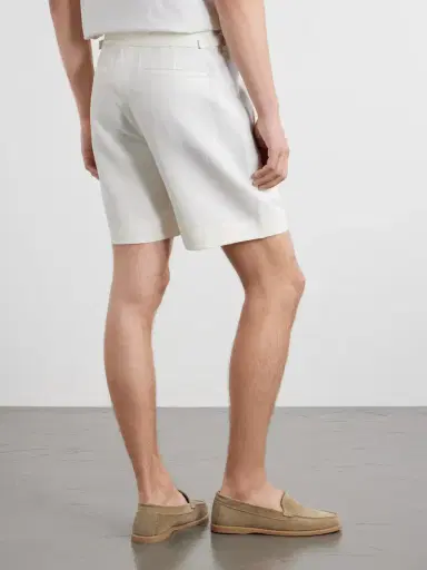 God’s True Cashmere Straight-Leg Linen-Twill Shorts - Men | Thumbnail 4 God’s True Cashmere Straight-Leg Linen-Twill Shorts - Men | Thumbnail 4