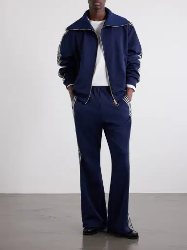 KAPITAL Straight-Leg Striped Jersey Sweatpants - Men | Thumbnail 2 KAPITAL Straight-Leg Striped Jersey Sweatpants - Men | Thumbnail 2