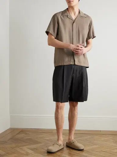 NN07 Hank 5971 Camp-Collar Modal-Blend Seersucker Shirt - Men | Thumbnail 2 NN07 Hank 5971 Camp-Collar Modal-Blend Seersucker Shirt - Men | Thumbnail 2