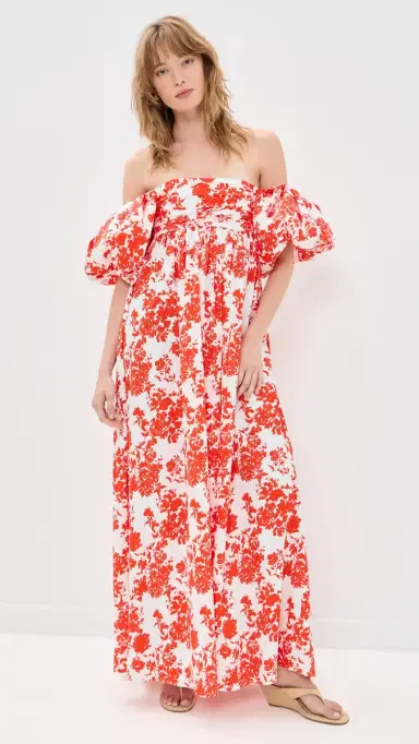 CAROLINE CONSTAS Emilia Maxi Red | Thumbnail 2 CAROLINE CONSTAS Emilia Maxi Red | Thumbnail 2