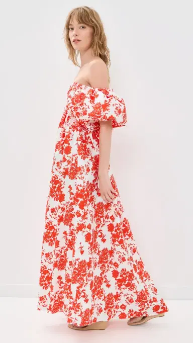 CAROLINE CONSTAS Emilia Maxi Red | Thumbnail 4 CAROLINE CONSTAS Emilia Maxi Red | Thumbnail 4