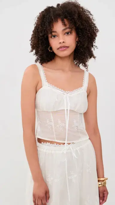House of Sunny Blossom Top Ivory 6 | Thumbnail 2 House of Sunny Blossom Top Ivory 6 | Thumbnail 2