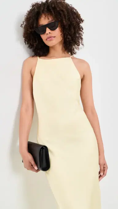 Line & Dot Emel Maxi Dress Light Yellow | Thumbnail 5 Line & Dot Emel Maxi Dress Light Yellow | Thumbnail 5
