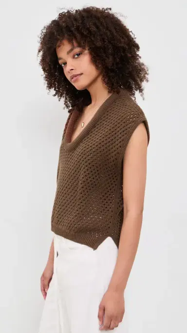 Pistola Beck louchy Open Knit weater Java | Thumbnail 4 Pistola Beck louchy Open Knit weater Java | Thumbnail 4