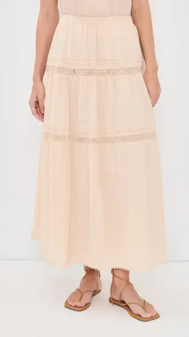 PAIGE Andres Skirt Light Peach Light Peach | Thumbnail 2 PAIGE Andres Skirt Light Peach Light Peach | Thumbnail 2