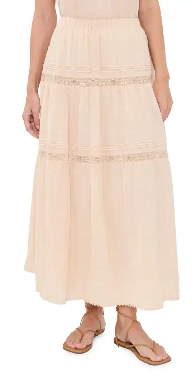 PAIGE Andres Skirt Light Peach Light Peach | Thumbnail 1 PAIGE Andres Skirt Light Peach Light Peach | Thumbnail 1