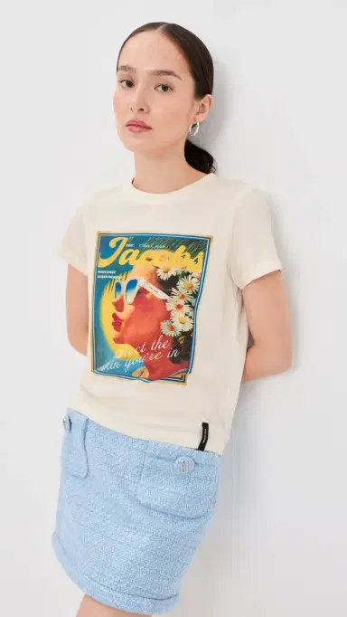 Marc Jacobs Sun Poster Femme Tee White Multi M | Thumbnail 2 Marc Jacobs Sun Poster Femme Tee White Multi M | Thumbnail 2