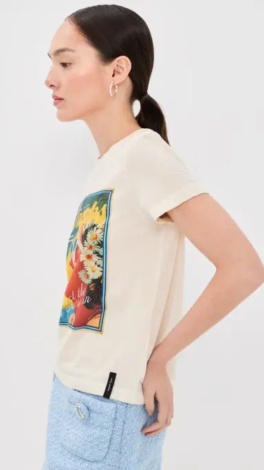 Marc Jacobs Sun Poster Femme Tee White Multi M | Thumbnail 4 Marc Jacobs Sun Poster Femme Tee White Multi M | Thumbnail 4