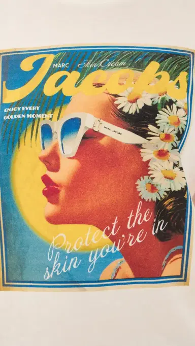 Marc Jacobs Sun Poster Femme Tee White Multi M | Thumbnail 6 Marc Jacobs Sun Poster Femme Tee White Multi M | Thumbnail 6
