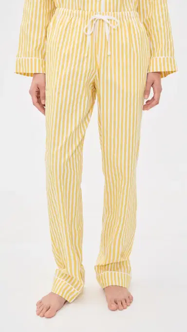 BedHead PJs Long Sleeve Yellow 3-D tripe Pajamas Yellow 3D tripe | Thumbnail 5 BedHead PJs Long Sleeve Yellow 3-D tripe Pajamas Yellow 3D tripe | Thumbnail 5