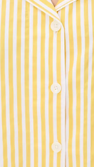 BedHead PJs Long Sleeve Yellow 3-D tripe Pajamas Yellow 3D tripe | Thumbnail 6 BedHead PJs Long Sleeve Yellow 3-D tripe Pajamas Yellow 3D tripe | Thumbnail 6