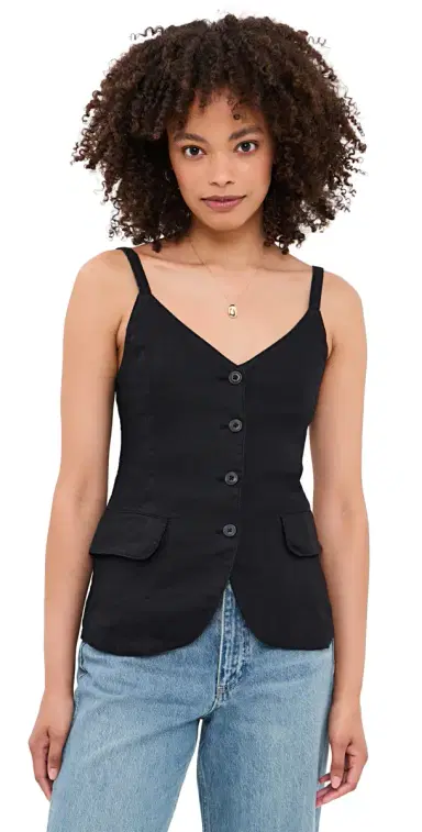 Faherty Sun Strider Milo Vest Black | Thumbnail 1 Faherty Sun Strider Milo Vest Black | Thumbnail 1