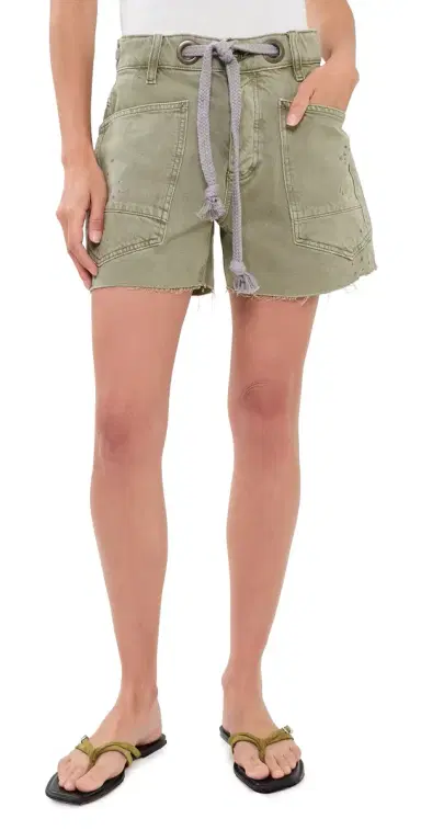 Free People Moxie Shorts Army | Thumbnail 1 Free People Moxie Shorts Army | Thumbnail 1