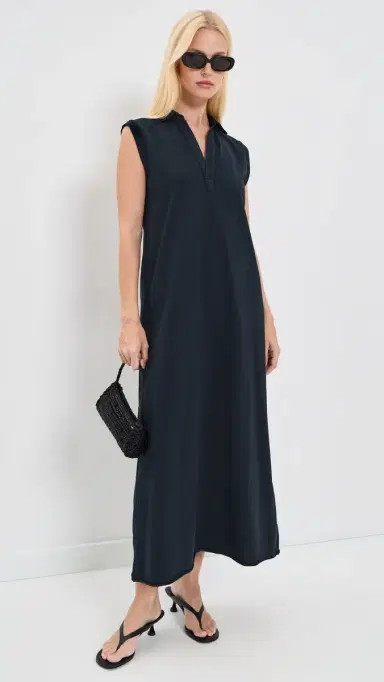 FRANK & EILEEN Lily Sleevless Polo Dress British Royal Navy | Thumbnail 5 FRANK & EILEEN Lily Sleevless Polo Dress British Royal Navy | Thumbnail 5