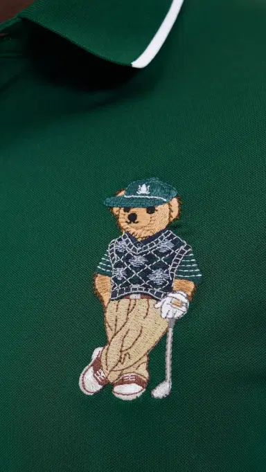 RLX Ralph Lauren Air Tech Novelty Bear Polo oss Agate | Thumbnail 6 RLX Ralph Lauren Air Tech Novelty Bear Polo oss Agate | Thumbnail 6