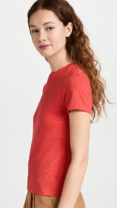 Theory Tiny Tee Poppy P | Thumbnail 4 Theory Tiny Tee Poppy P | Thumbnail 4