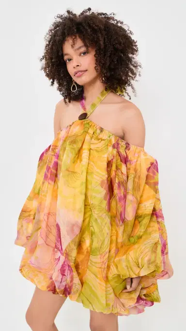 Andrea Iyamah Bayo Bubble Dress Vibra Print | Thumbnail 2 Andrea Iyamah Bayo Bubble Dress Vibra Print | Thumbnail 2