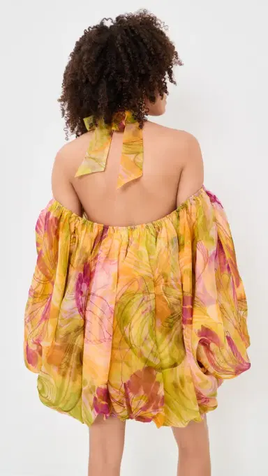 Andrea Iyamah Bayo Bubble Dress Vibra Print | Thumbnail 3 Andrea Iyamah Bayo Bubble Dress Vibra Print | Thumbnail 3