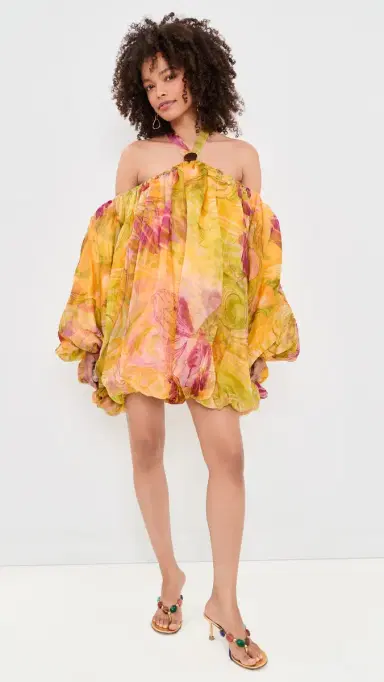 Andrea Iyamah Bayo Bubble Dress Vibra Print | Thumbnail 5 Andrea Iyamah Bayo Bubble Dress Vibra Print | Thumbnail 5