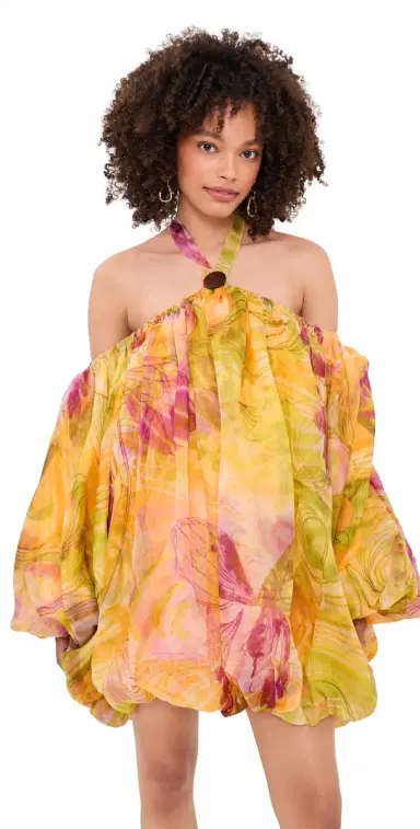 Andrea Iyamah Bayo Bubble Dress Vibra Print | Thumbnail 1 Andrea Iyamah Bayo Bubble Dress Vibra Print | Thumbnail 1