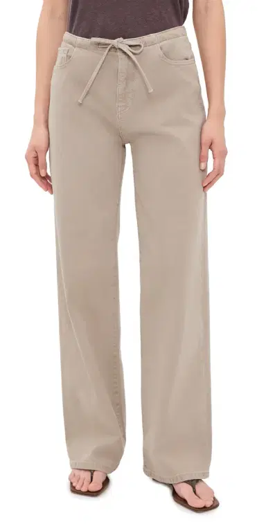 WARP + WEFT The Big Easy Pull On Wide Leg Jeans Sand Dollar 28 | Thumbnail 1 WARP + WEFT The Big Easy Pull On Wide Leg Jeans Sand Dollar 28 | Thumbnail 1