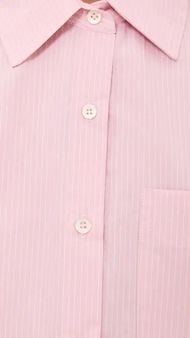 Secular Carter Button Down Shirt Pink tripe | Thumbnail 6 Secular Carter Button Down Shirt Pink tripe | Thumbnail 6