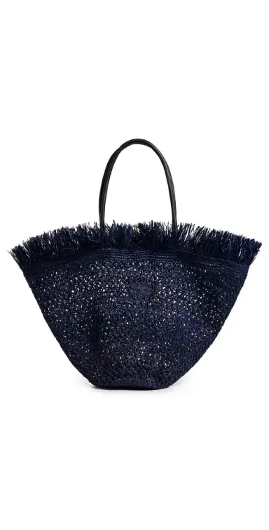 BTB Los Angeles Trina Fringe Tote Navy One Size | Thumbnail 1 BTB Los Angeles Trina Fringe Tote Navy One Size | Thumbnail 1