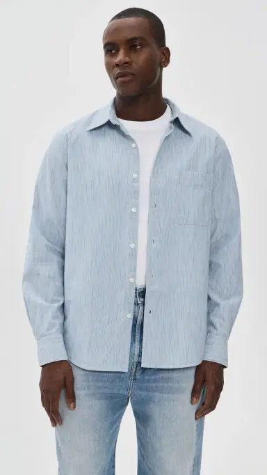 Madewell The Allday Button Down Shirt Monaca Stripe | Thumbnail 2 Madewell The Allday Button Down Shirt Monaca Stripe | Thumbnail 2